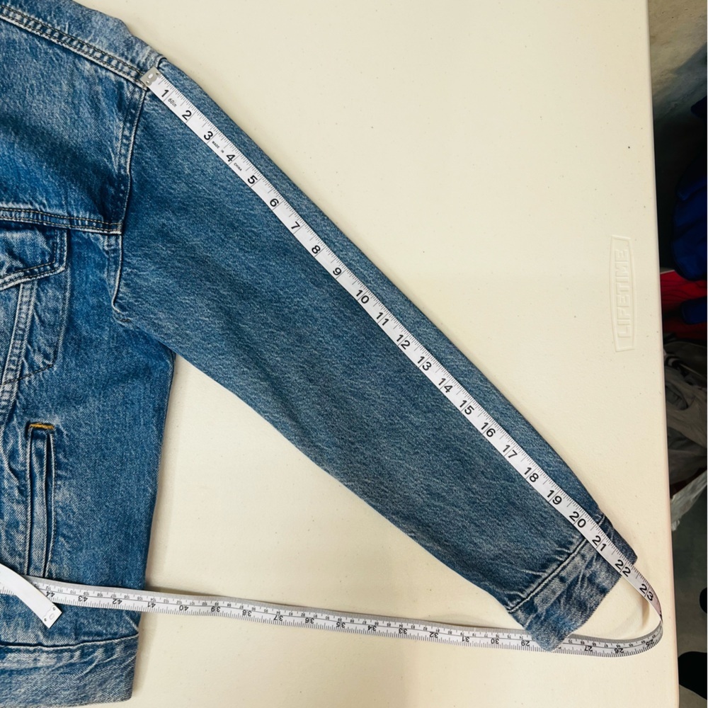 Levis Premium Denim Trucker Jacket Size M - Picture 4 of 9